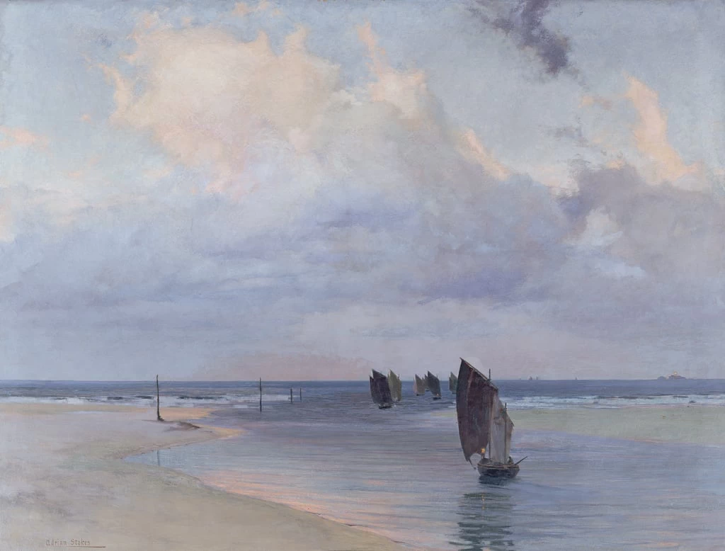 Adrian Scott Stokes - Barche nel porto, Leeds Museums and Galleries